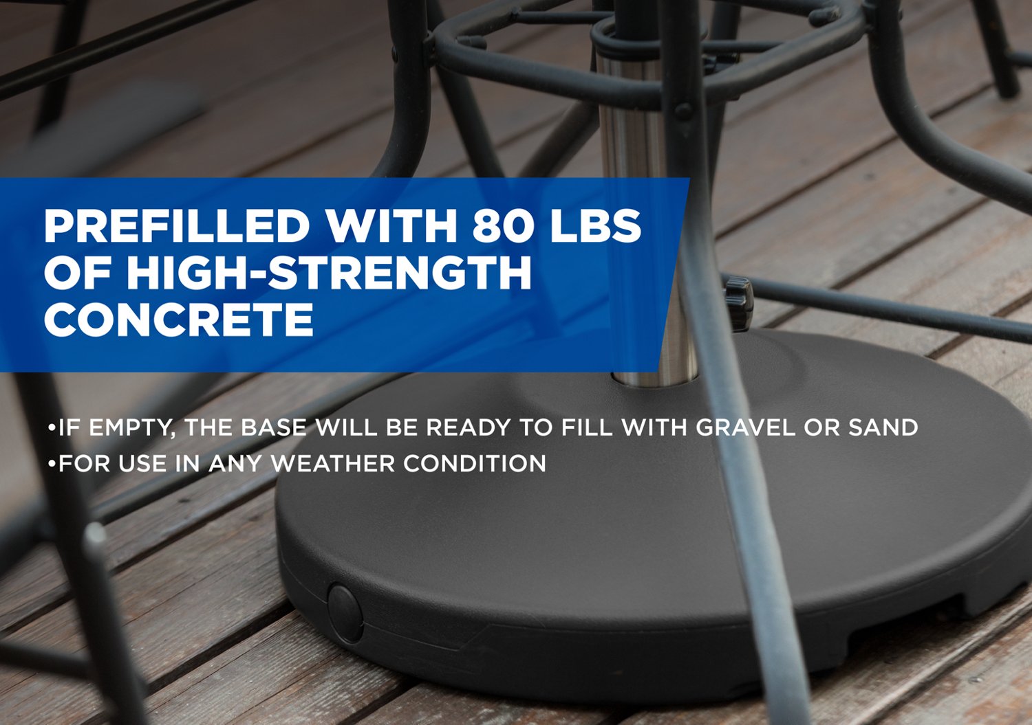 US Weight 80 Pound Free Standing Umbrella Base                                                                                  - view number 6